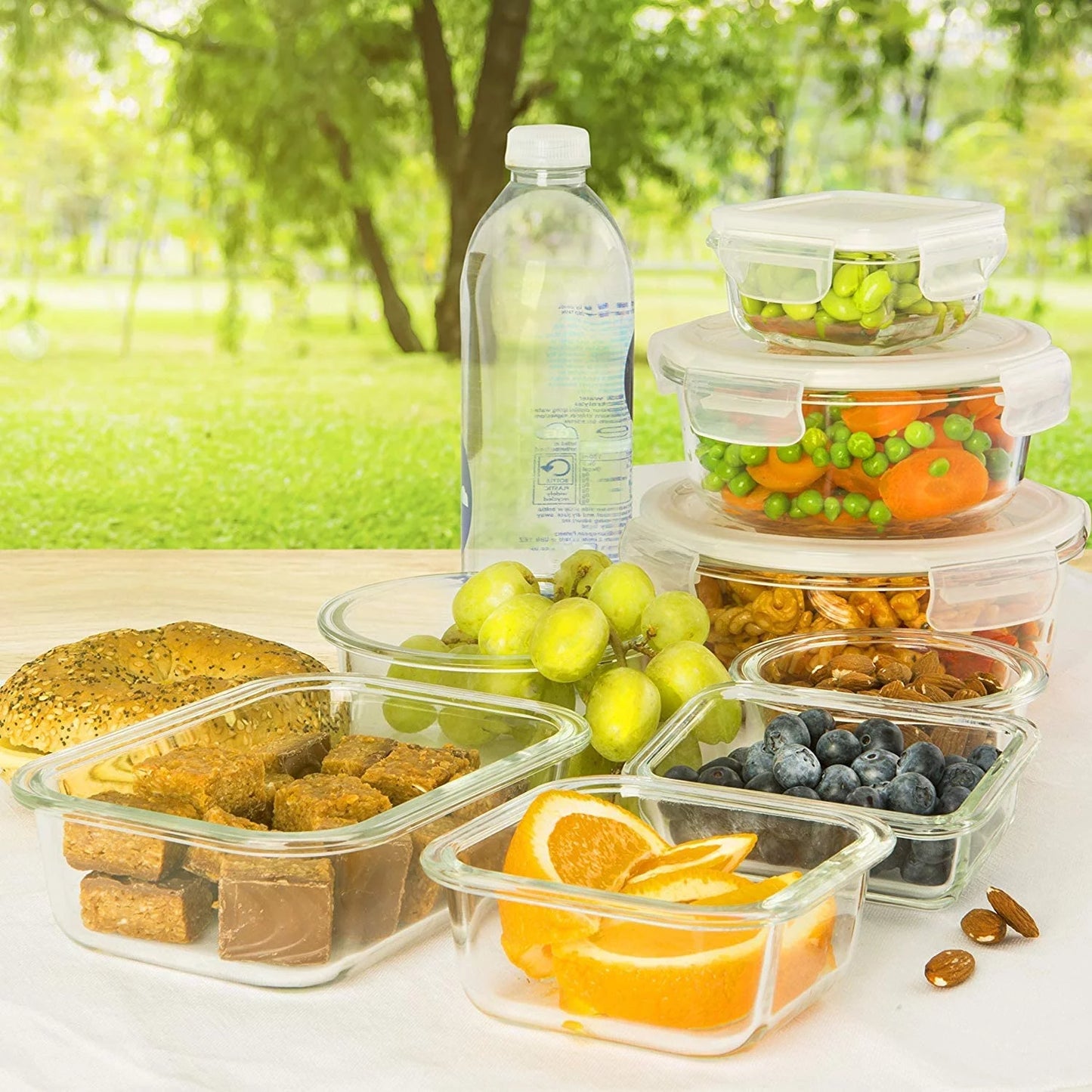 Ultimate 26-Piece Glass Meal Prep & Food Storage Container Set - Stay Organized and Fresh!